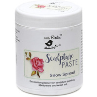 Little Birdie Sculpture Paste (400 Gm, Snow Spread) | For Sculpture Painting, 3D And Relief Art | Diy Art And Craft