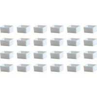 Brustro Empty Watercolour Half Pans - Pack Of 24