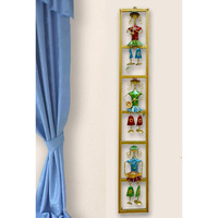 Anshika International Rajasthani 3 Lady Doll Metal Wall Decor/Wall Hanging For Living Room/Bedroom/Wall Hangings For Home Decoration Size-35X5 Inch