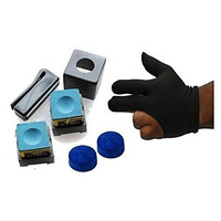Plastic Chalk Holder 2Pcs Chalk 2Pcs Tip & Gloves