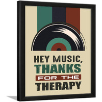 Chaka Chaundh - Music Quotes Wall Frame - Framed Music Posters - Music Quotes Frames - Music Quotes Framed Wall Paintings - Best Vintage Music Poster - (34 Cm X 27 Cm X 4 Cm) (Beige)