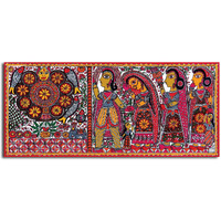 Pixelartz Canvas Paintings Madhubani Art Without Frame Modern Art Paintings For Home Decor Drawing Room Wall Paintings For Bedroom Living Room
