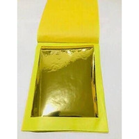 Gold Leaf Company Tanjore Gold Foils 6X4 Size 25 Pages And 64 Inches Gold Foils Book For Tanjore Painting,Mysore Painting,Art & Crafts Home Decoration Etc (64)
