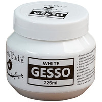 Little Birdie Acrylic Gesso White 225 Ml | Premium Water-Based Gesso For Acrylic, Oil Painting & Mixed Media | Water-Resistant Primer For Canvas, Wood, Paper & More