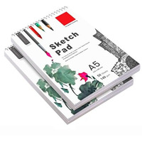 Eclet Acrylic 50 Sheet A5 Sketchbook Pack Of 2-5.8 X 8.3 Inch 140 Gsm| Top Spiral-Bound Sketchpad For Artists | Sketching And Drawing Acid Free Paper, For Doodling For Professional & Acadmic Use