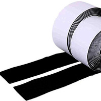Diy Crafts Pack Of 2 Pcs, Hook Loop, 1" Width Self Adhesive Hook Loop Sticky Back Tape Fastener 16 Feet (Black) - Sticky Back Fastener - For Hanging Jewelry (Pack Of 2 Pcs, Hook Loop)