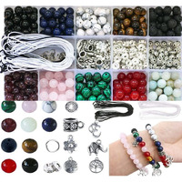 Diy Crafts 400 Pcs Kit, Mix Kit, Crystal Beads For Jewelry Making, Natural Stone Beads For Bracelets, Gemstone Beading & Jewelry N (400 Pcs Kit, Mix Kit)