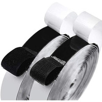 Diy Crafts Design # No 2, Sticky Back Tape Fastener, Self Adhesive Hook And Loop Sticky Back Tape Fastener (1X0.1) 16 Feet 1 Hook & (Design # No 2, Sticky Back Tape Fastener)