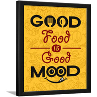 Chaka Chaundh - Kitchen Posters For Wall - Kitchen Posters Framed - Kitchen Quotes Wall Frames - Posters For Kitchen Quotes Decor  Kitchens Quotes Wall Hanging (Food - Yellow - 1)