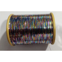 Omx 0.25 Mm, 10000 Mtrs Each Roll, Metallic Strip Mukaish Metal Thread For Embroidery Work, Beading, Jewellery Making. (Multi Rainbow)
