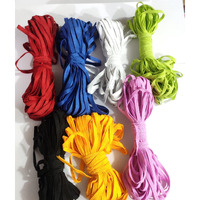 Omx Total 70 Mtr (7 Colours - 10 Mtr Each) Elastic 6Mm For Mask Making/Sewing 1/4 Inch Elastic Band Mask Rope Elastic Cord For Sewing Crafting For Adult Craft Diy,(#C4)