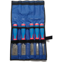 Taparia Wood Working Chisel Set Of 5 Hardened Chisel Set With Carrying Pouch Tool Kit