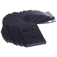 Diy Crafts Design No # 2, Pack Of 100 Cards, Black Velvet Plastic Display (Design No # 2, Pack Of 100 Cards)