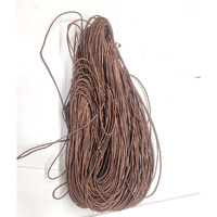 Omx 85 Mtr, 85 Mtr In 1 Bundle 1Mm Thick Round Elastic Cord Stretchy Ear Loop Strap For Comfortable Ear Tie, Elastic Rope For Crafts Diy Sewing Mask Making (Brown)