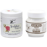 Little Birdie Sculpture Paste 400Gm- Snow Spread And Mixed Media Paste 2 In 1 -White 400Gm