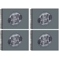 Tinywalk Z Sketch Book Drawing Pad Landscape Sketch Book Small Size Thick Sheets (A4 Size,100 Sheets/200 Pages, Pack Of 4)