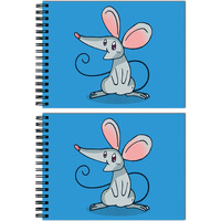 Tinywalk O Sketch Book Drawing Pad Landscape Sketch Book Thick Pages Thick Sheets (A4 Size,100 Sheets/200 Pages, Pack Of 2)