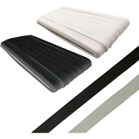 Aakriti 6Mm Elastic Black 10 Meter And White 10 Meter Woven Elastic/Polyester Elastic Used For Sewing, Stitching, Tailoring, Elastic Pants And Other Diy Items Mask Making Elastic (20 Meter)