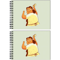 Tinywalk U Sketch Book Drawing Pad Landscape Sketch Book Portrait Thick Sheets (A4 Size,100 Sheets/200 Pages, Pack Of 2)