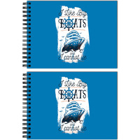 Tinywalk G Sketch Book Drawing Pad Landscape Sketch Book Portrait Thick Sheets (A4 Size,100 Sheets/200 Pages, Pack Of 2)