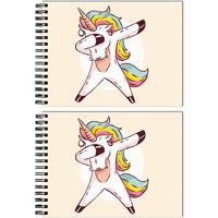 Tinywalk O Sketch Book Drawing Pad Landscape Sketch Book A4 Thick Sheets (A4 Size,100 Sheets/200 Pages, Pack Of 2)