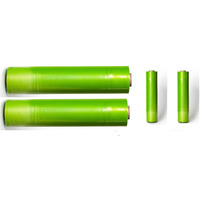 Amit Marketing Compostable Packing Cling Film - 300 Mtr I 70 Micron, 12 Inch (300 Mm) I Multipurpose Wrap Roll I For Packaging & Safety Needs, Gift, Bakery Items, Bouquet, Diy Crafts - Green (4 Pcs)