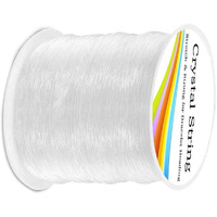 Diy Crafts 1 Pc, Tangus, Elastic String, Non Stretchy Bracelet String Crystal String Bead Cord For Bracelet, Beading Jewelry Making Beading Invisible C(1 Pc, Tangus)
