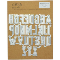 Craftangles Steel Dies - Basic Alphabets Uppercase (Set Of 26 Dies)