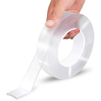Ph Brother3 Meter Multipurpose Double Sided Tape Heavy Duty - Adhesive Silicone Tape, Heat Resistant, Multi-Functional, Removable, Washable, Reusable Anti-Slip Gel Nano Grip Tape