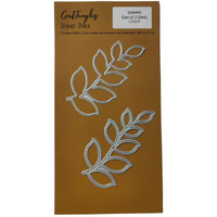 Craftangles Steel Dies - Leaves (Set Of 2 Dies)