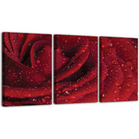 Truecanvas Abstract Canvas Wall Art For Living Room Wall Decor For Bedroom Office Decoration, Wall Decoration Large Painting Artwork Set Of 3 Piece, Each Panel Size 12 X 18, S31923