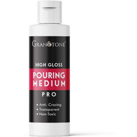 Granotone Acrylic Pouring Medium Anti Crazing & Non Yellowing Pouring Medium For Acrylic Painting High Gloss Medium For Acrylic Paints Increase Flow Non Toxic Formula For Pro Artists & Kid 200Ml