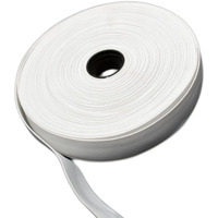 Ampereus | Braided Elastic Band White Elastic (15 Meters, 1 Inch) Cord Heavy Stretch High Elasticity Knit Elastic Band, Ideal For Tailoring/Sewing, Fashion Designing, Boutique, Stitching