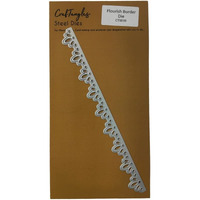 Craftangles Steel Border Die - Flourish Border