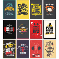 Manial Paper Quote Wall Poster Typography (Multicolor, 12 X 18 Inch) -Pack Of 12