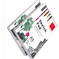 Eclet Acrylic 50 Sheet A5 Sketchbook Pack Of 2-5.8 X 8.3 Inch 140 Gsm| Top Spiral-Bound Sketchpad For Artists | Sketching And Drawing Acid Free Paper, For Doodling For Professional & Acadmic Use(D)