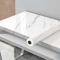 Nareval Marble Wallpaper For Kitchen Wall Stickers Oil Proof Heat Resistant, Wallpaper For Kitchen, Kitchen Oil Proof Wall Sticker ,Kitchen Platform Sheets, Kitchen Wall Stickers , Kitchen Wall Paper For Oil (Size 60*200 Cm) (White Marble H19)