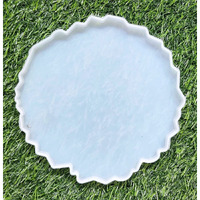 House Hatch Resin Art Silicone Casting Mould Epoxy Mold Silicone Coaster Molds For Making Resin Geode,Agate Slice Coasters,Cup Mats,Home Decoration,Making Jewellery (5Inch Size) 1Pc