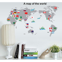 Jaamso Royals World Map Wall Decor, World Map For Wall, World Map Wall Sticker, World Map Poster, World Map Wall, Wall Map, Wall World Map (50 Cm X 70 Cm)