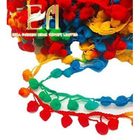 Eerafashionicing Pompom Lace Border Dresses Craft Home Furnishings Hobby By 10 Meter