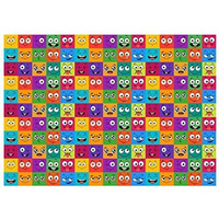 Acl Creations Quirky Emotions Gift Wrapping Craft Paper (Pack Of 10)