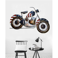World Decor Us Bike Wall Decor (60 * 03 * 34 In)( Multicolour)