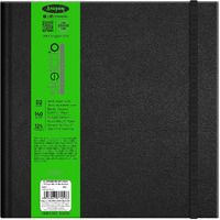 Anupam Sketcho Sketch Book Hardbound Square Drawing Notebook Acid Free Paper Elastic Clouser For Artists Students -124 Pages 140 Gsm