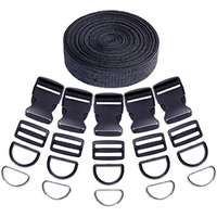 Diy Crafts Pack Of 41 Pc, Design No # 4, Making Bag Kit, Including Flat Side Release Buckles An (Pack Of 41 Pc, Design No # 4)