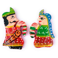 Prapti Handicrafts 5 Pair Multicoloured Rajarani Beads For Jewellery Making Material For Art And Craft
