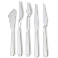 Chrome Plastic Painting Palette Knife Set Of 5Pc.