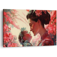 Truecanvas 16 X 24 Inch, Pine Wood Framed Canvas Paintings For Home Decor, Ready To Wall Hanging, Premium Painting For | Bedroom, Living Room, Office Wall Decoration | Wall Art Painting, Ct2659