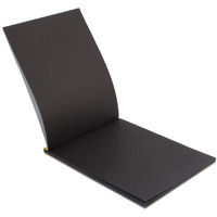 Schubert Hardback Black Paper Artists Sketch Book Drawing Pad. A5 Size. 20 Pages. 140 Gsm