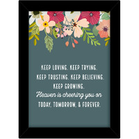 Tied Ribbons Inspirational Posters With Frames Motivational Quotes Wall Frames For Home Office Kids Girls Bedroom Living Room Classroom Study Room Students Gift Items