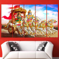 Maxstone Improve Your Place Wall Painting Digital Multiple Pannal (Multicolour, 60 X 30 Inch) Vynl, Sparkle Effects,Wall Painting For Room